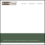 Screen shot of the Box4trees Ltd website.