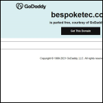Screen shot of the Bespoketec Ltd website.