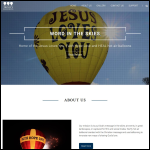 Screen shot of the Trinity Balloons C.I.C website.