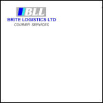 Screen shot of the Brite Logistics Ltd website.