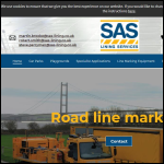 Screen shot of the Road Marking Vehicles Ltd website.