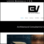 Screen shot of the Ben Vernon Designs Ltd website.