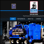 Screen shot of the Captain Clean Ltd website.