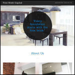 Screen shot of the Firstbrick Ltd website.
