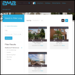 Screen shot of the Pmr Rental Ltd website.