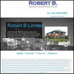 Screen shot of the Robert B Group Ltd website.