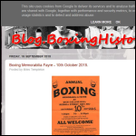 Screen shot of the Redhill Amateur Boxing Club website.