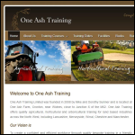 Screen shot of the Ash Land Widnes Ltd website.