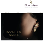 Screen shot of the Elham & Issa Jewellery Ltd website.