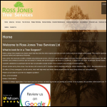 Screen shot of the Ross A Jones Ltd website.
