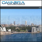 Screen shot of the Omindra Ltd website.