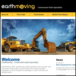 Screen shot of the Earthmoving Gb Group Ltd website.