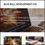Screen shot of the Blue Bull Development Ltd website.