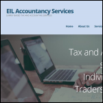 Screen shot of the EIL ACCOUNTANCY SERVICES LTD website.
