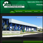 Screen shot of the CAPITAL RECYCLING Ltd website.