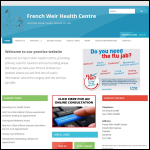 Screen shot of the FRENCH WEIR AFFORDABLE HOMES LLP website.