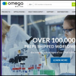 Screen shot of the OMEGA BIO-TEK LTD website.