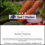 Screen shot of the ROOT 7 PRODUCE Ltd website.