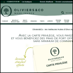 Screen shot of the OLIVIER & CO LTD website.