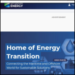 Screen shot of the ENERGY OFFSHORE Ltd website.