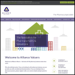 Screen shot of the SALES ALLIANCE CONSULTANCY Ltd website.