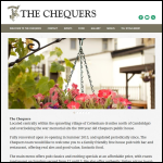 Screen shot of the LA CHEQUERS COTTENHAM LTD website.