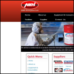 Screen shot of the M H ENTERPISES Ltd website.