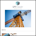 Screen shot of the LPT CONSULT Ltd website.