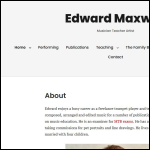 Screen shot of the EDWARD MAXWELL Ltd website.