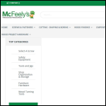 Screen shot of the MC FEELYS LTD website.