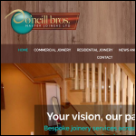 Screen shot of the O'NEILL BROS. MASTER JOINERS LTD website.