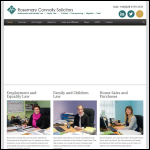 Screen shot of the ROSEMARY CONNOLLY SOLICITORS LTD website.