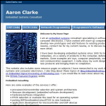 Screen shot of the C CLARKE GRAPHICS LTD website.