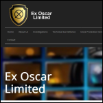 Screen shot of the EXOSCAR Ltd website.