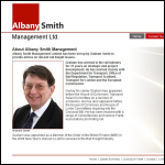 Screen shot of the ALBANY SMITH RAIL LLP website.