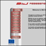 Screen shot of the B & J ASSESSMENT SERVICES LLP website.