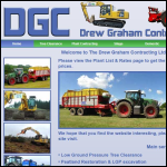 Screen shot of the DREW GRAHAM CONTRACTING Ltd website.