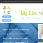 Screen shot of the BIG BIRD NURSERY (LARKHALL) LTD website.