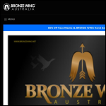 Screen shot of the BRONZEWING Ltd website.