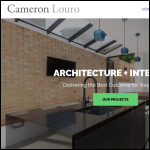 Screen shot of the CAMERON LOURO Ltd website.