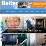 Screen shot of the BETTER BUSINESS HEALTH Ltd website.