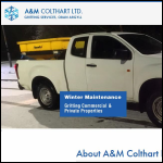 Screen shot of the A & M COLTHART Ltd website.