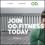 Screen shot of the OD FITNESS LTD website.