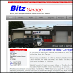 Screen shot of the BITZ GARAGE (NAIRN) Ltd website.