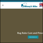 Screen shot of the BOSSY'S LTD website.