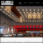 Screen shot of the BLOOM & LIGHT LTD website.