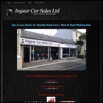 Screen shot of the INGER CAR SALE LTD website.