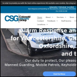 Screen shot of the COTSWOLD SECURITY GROUP LTD website.
