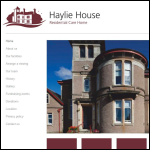 Screen shot of the HAYLIE HOUSE TRUSTEES Ltd website.