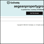 Screen shot of the AEGEAN PROPERTY GROUP Ltd website.